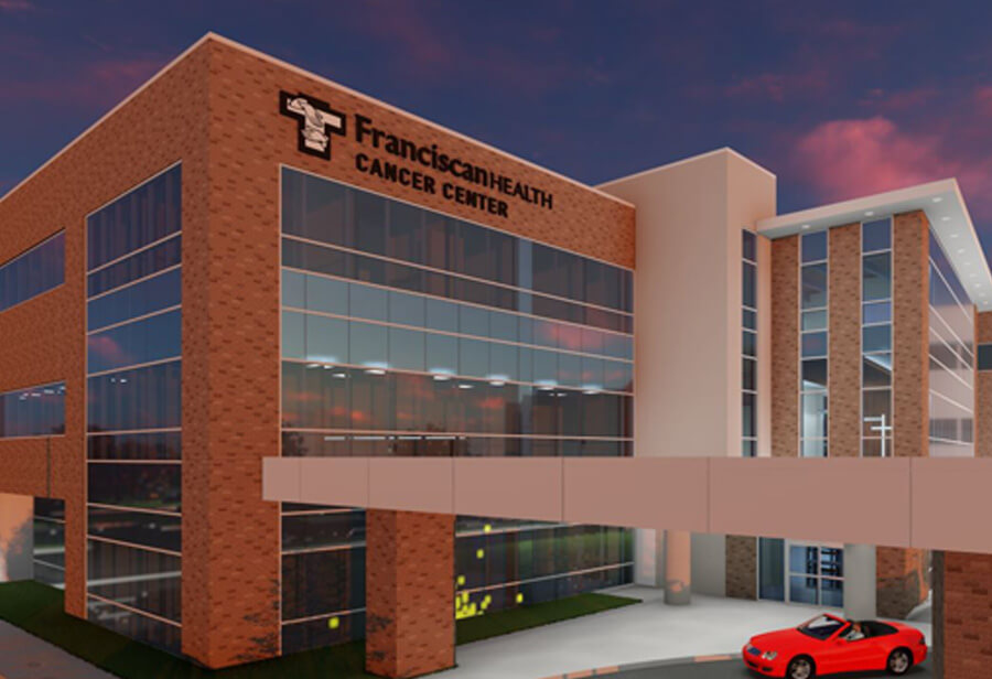 Franciscan Health Cancer Center building exterior