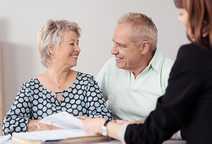 couple giving charitable gift