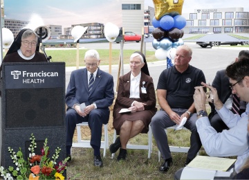 Speaker at Franciscan Health gathering