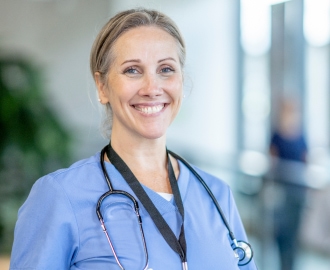 smiling nurse