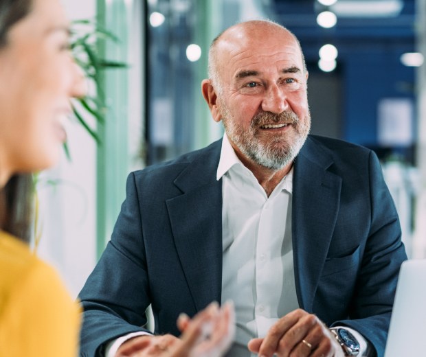 business man in a meeting