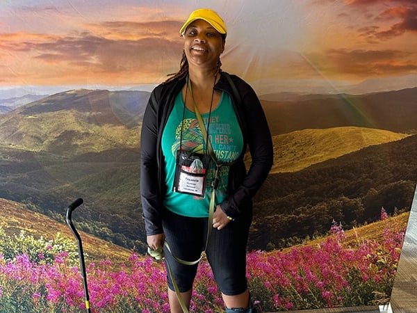 Tranicia Hankins at Franciscan’s Stroke Camp in 2024.