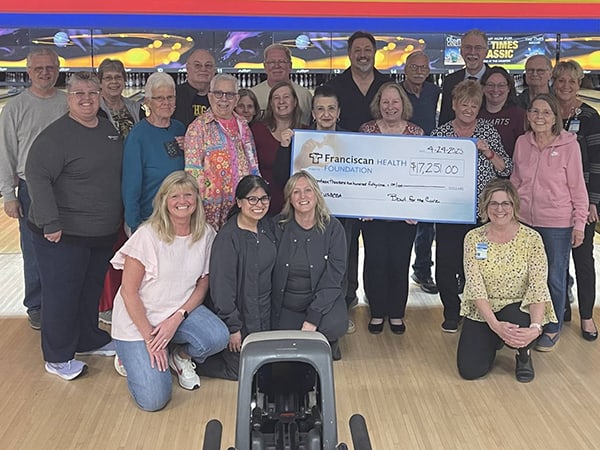 Members of the Michigan City United States Bowling Congress Bowling Association raised $17,251 for Franciscan Health Michigan City breast cancer patients at the organization’s annual Bowl for the Cure.